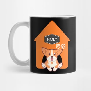 Home of Corgi - Holy Dog house Mug